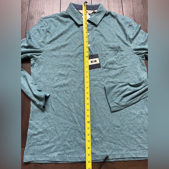 Joseph Abboud Modern Fit Long Sleeve Sueded Jersey Polo - Picture 4 of 10